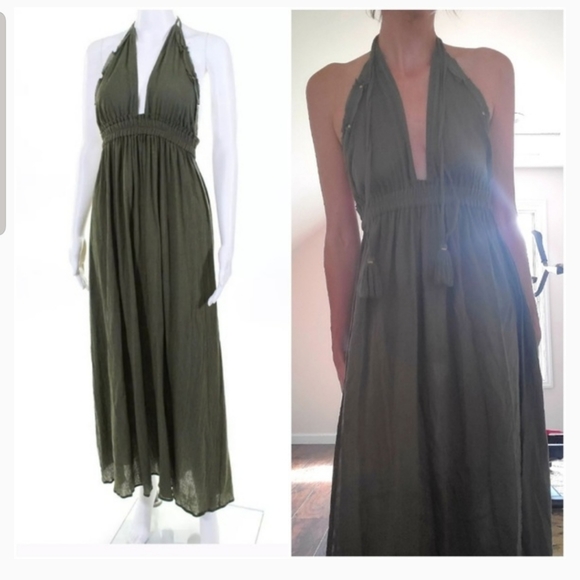 SOLD--Love Shack Fancy Halter Maxi Dress Sz 0 NWT! - Picture 4 of 8